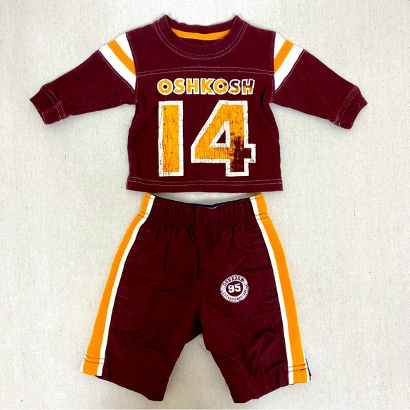 OshKosh B’gosh Baby’s Athletic Pants & Shirt Set - Picture 1 of 5